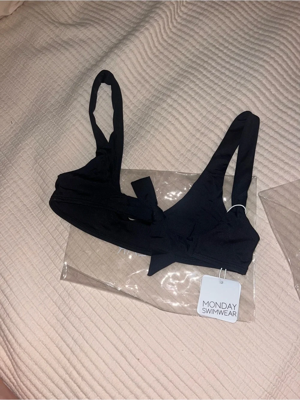 Monday Swimwear Black Bikini Bottom - Classic Solid